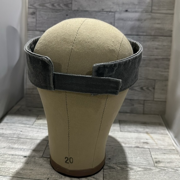 Destin Florida gray distressed summer beach visor hat - Picture 4 of 6